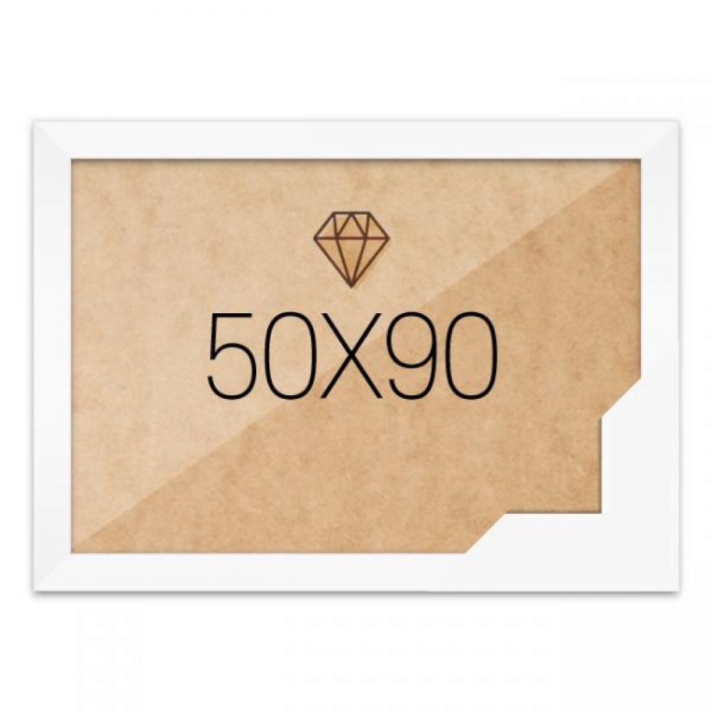 보석십자수액자 50x90 고급형 우드 화이트
