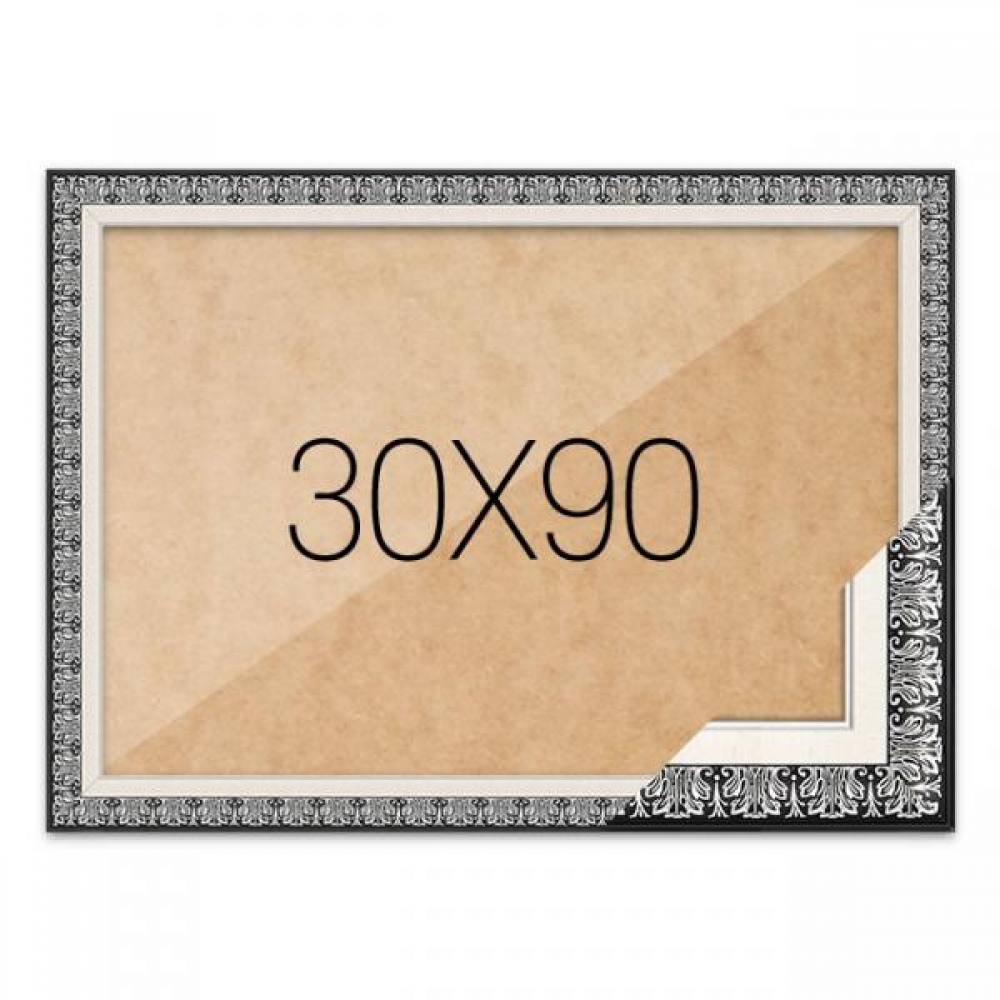 퍼즐액자 30x90 고급형 매트블랙