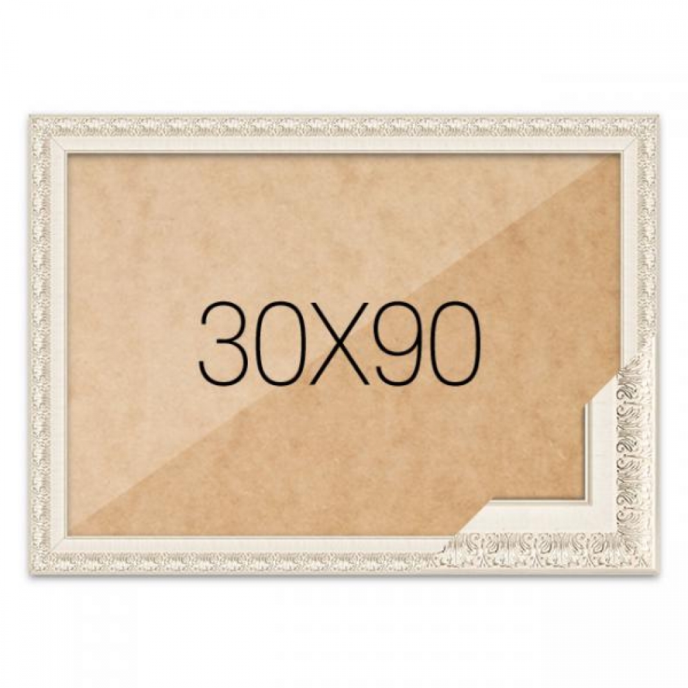 퍼즐액자 30x90 고급형 매트화이트