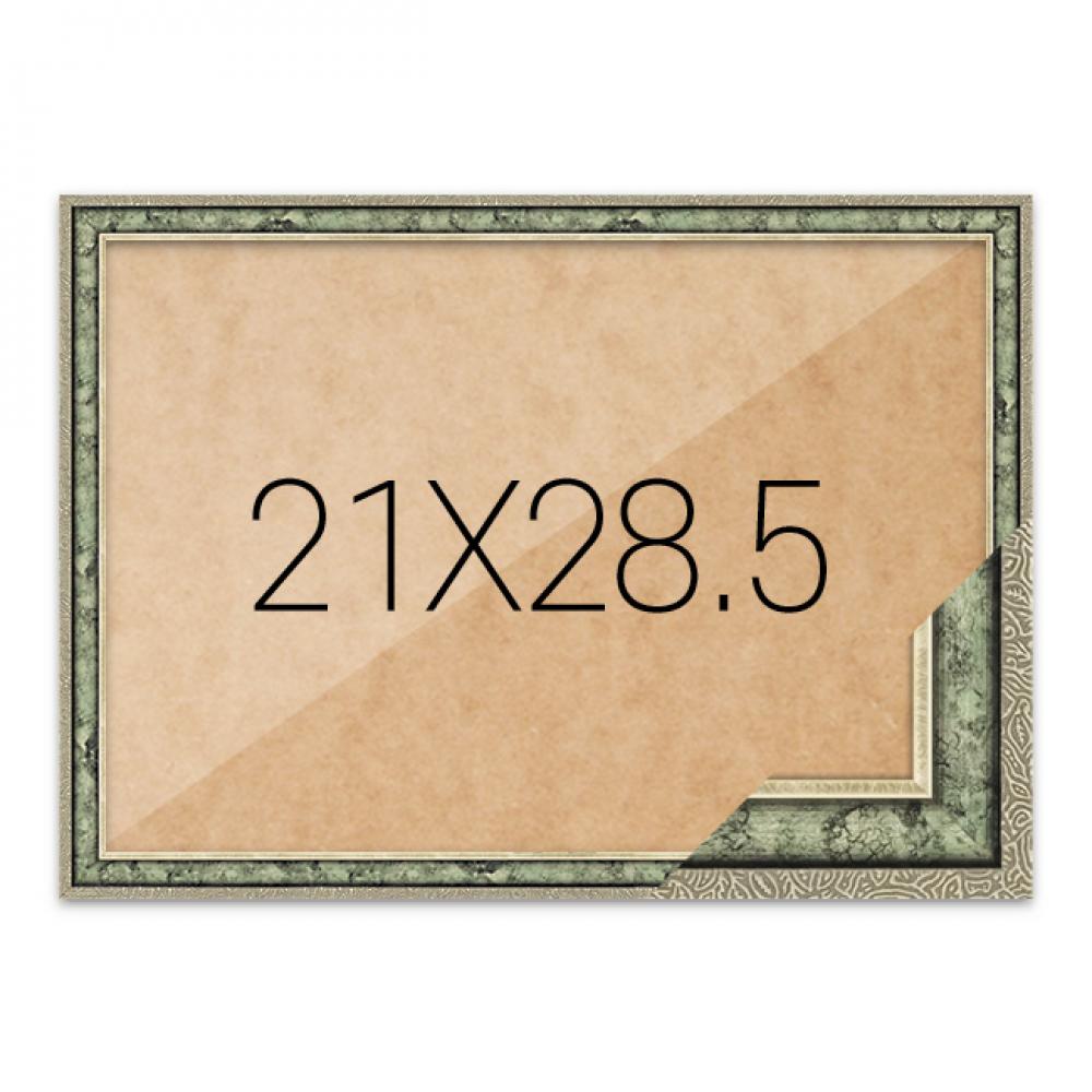 퍼즐액자 21x28.5 고급형 슬림 앤틱그린