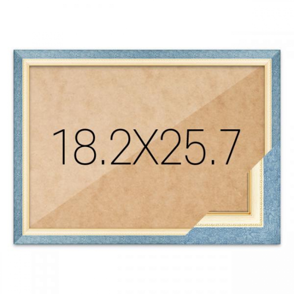 퍼즐액자 18.2x25.7 고급형 수지 블루