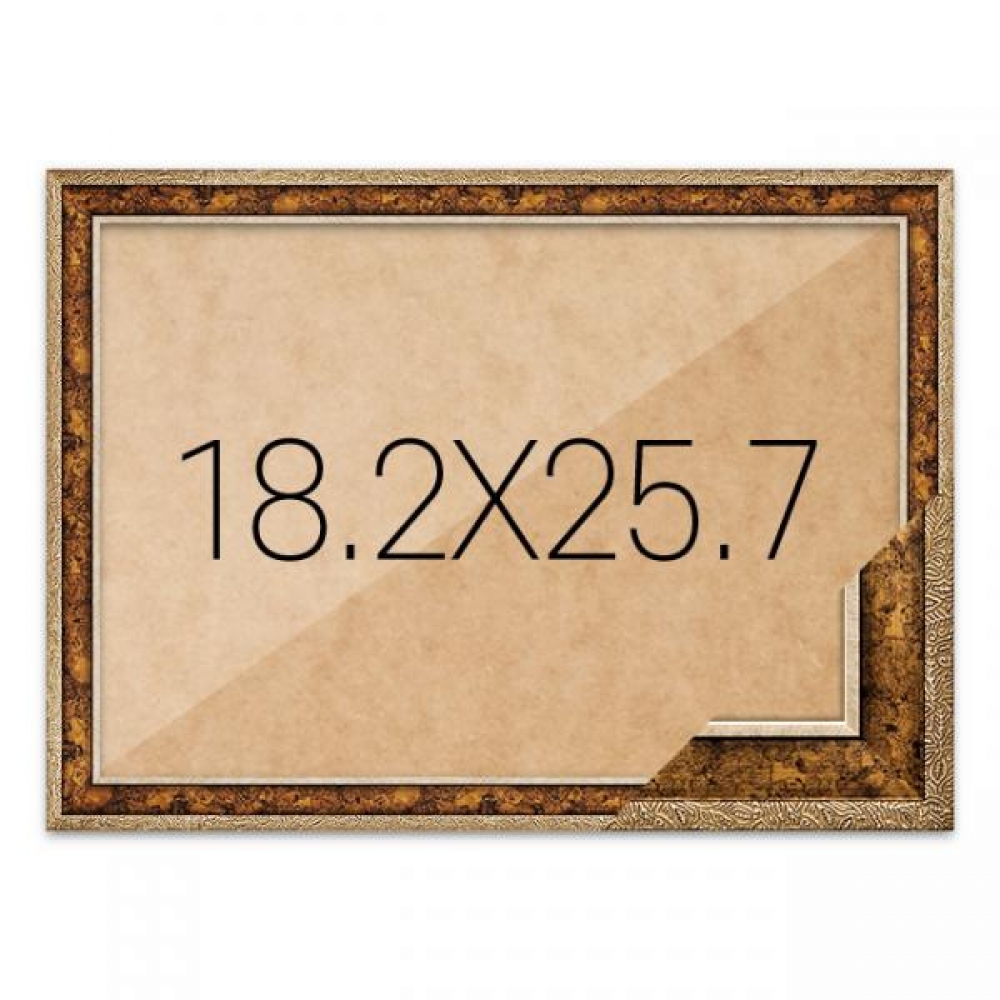 퍼즐액자 18.2x25.7 고급형 앤틱골드