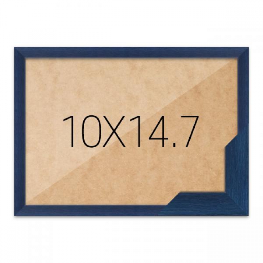퍼즐액자 10x14.7 고급형 슬림 우드 블루