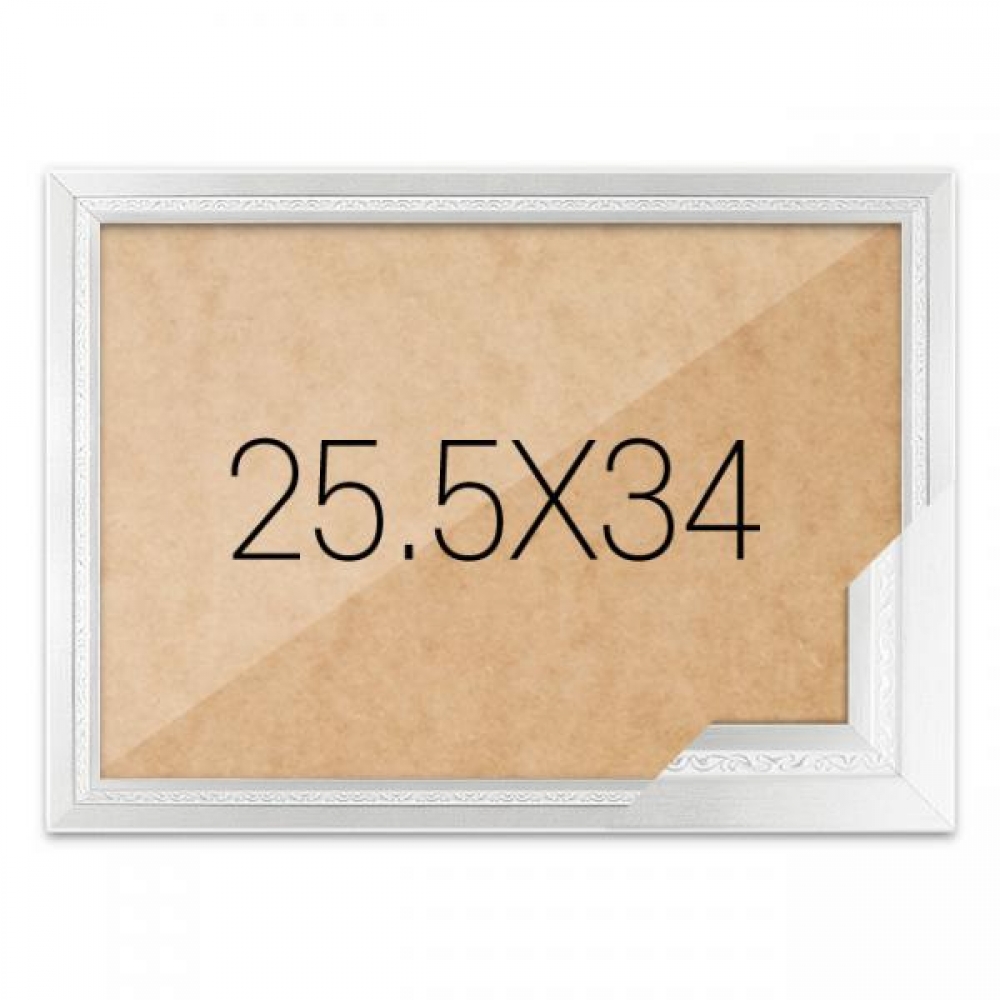 퍼즐액자 25.5x34 고급형 그레이스 실버