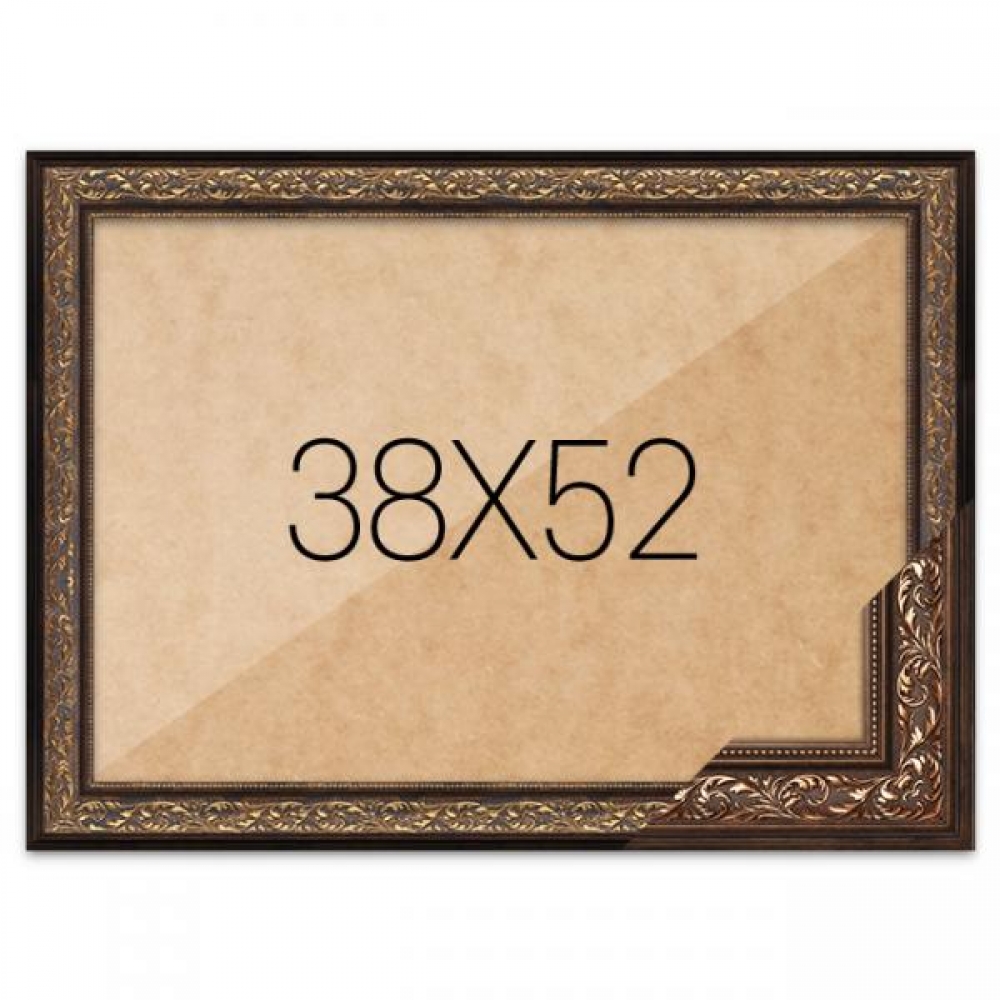 퍼즐액자 38x52 프리미엄 클래식브라운