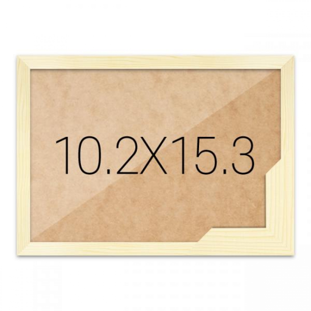 퍼즐액자 10.2x15.3 고급형 슬림 우드 미송