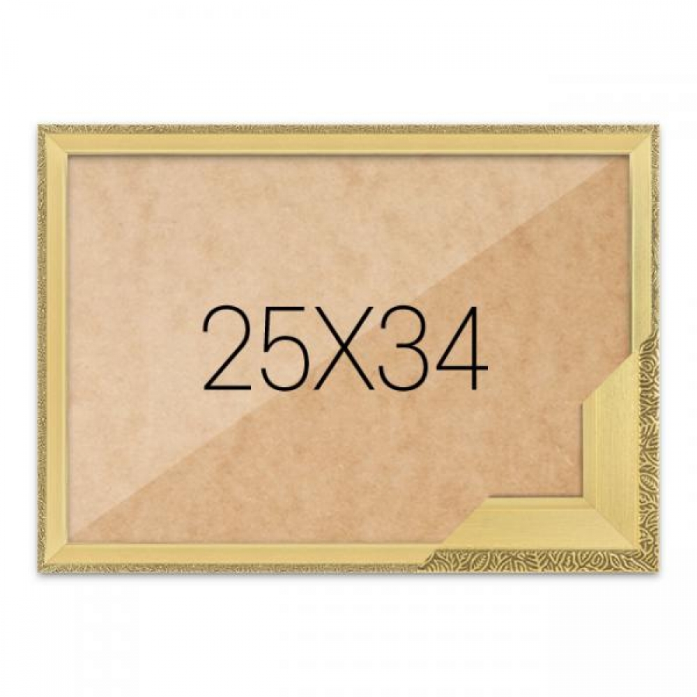 퍼즐액자 25x34 고급형 슬림 앤틱 퓨어골드