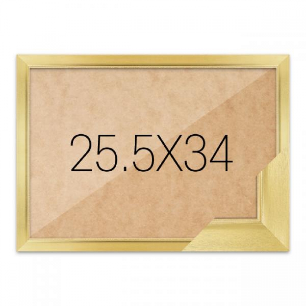 퍼즐액자 25.5x34 고급형 슬림 엣지골드
