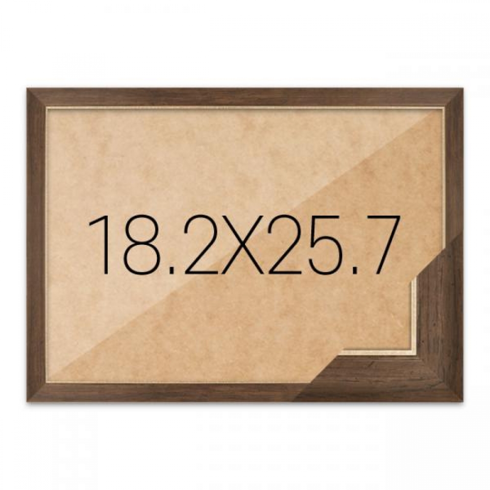 퍼즐액자 18.2x25.7 고급형 슬림 엣지월넛