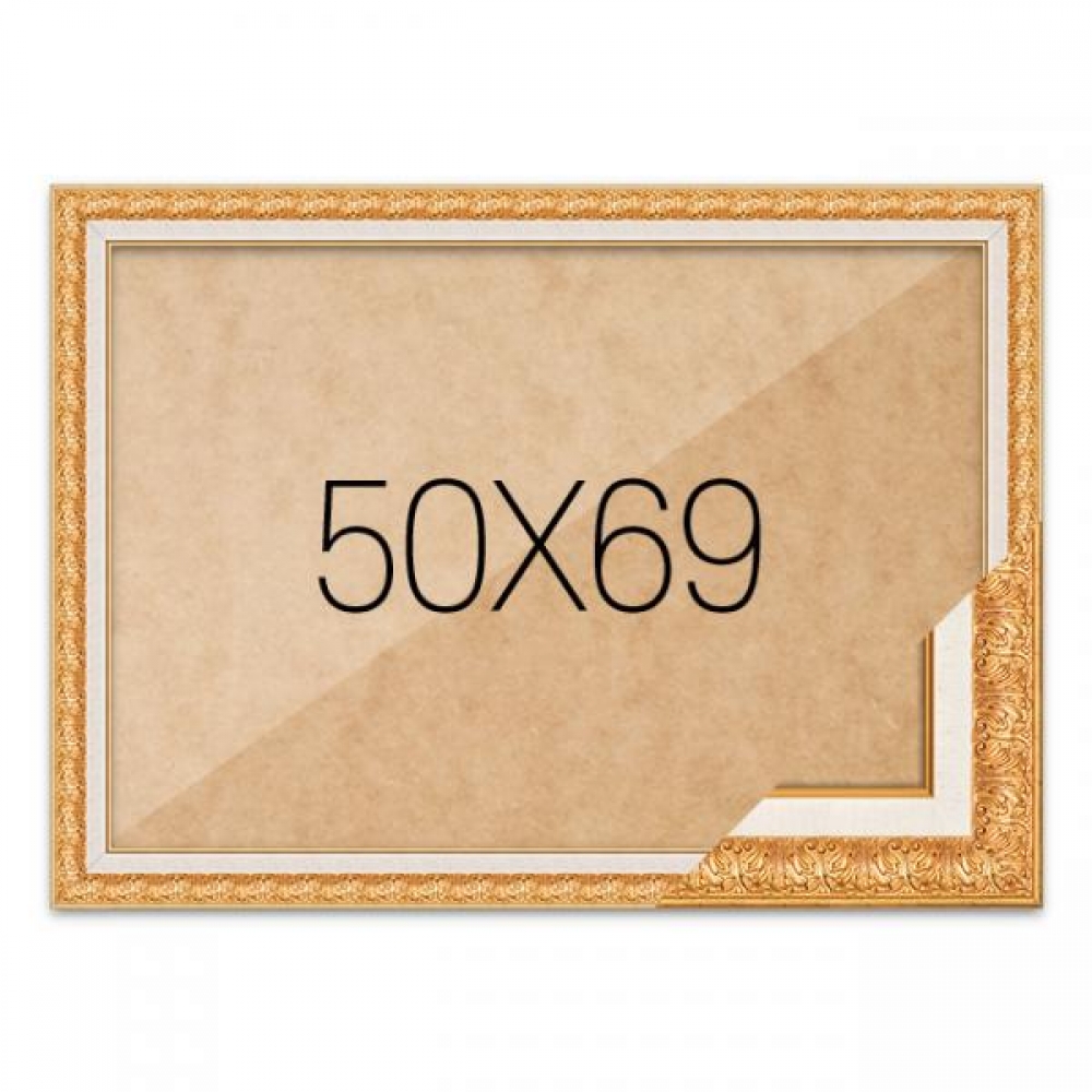 퍼즐액자 50x69 고급형 매트골드