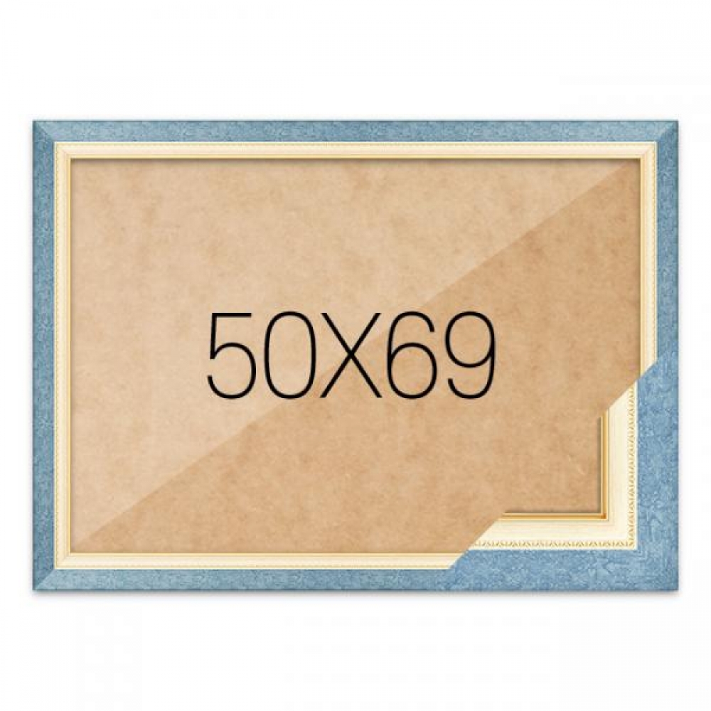 퍼즐액자 50x69 고급형 수지 블루