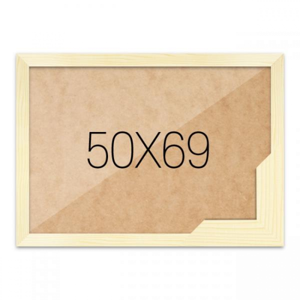 퍼즐액자 50x69 고급형 슬림 우드 미송