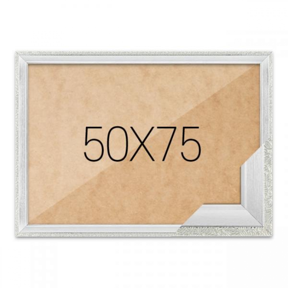 퍼즐액자 50x75 고급형 슬림 앤틱 퓨어실버