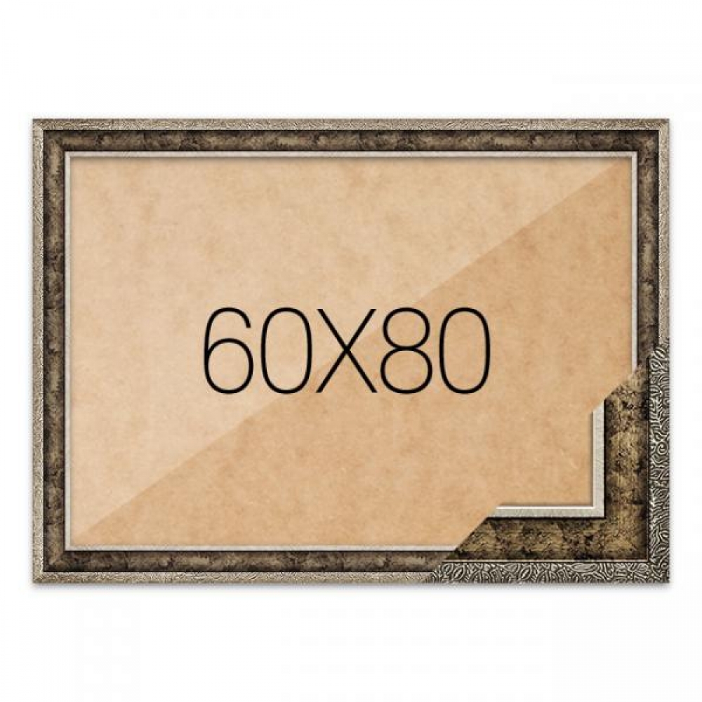 퍼즐액자 60x80 고급형 앤틱실버