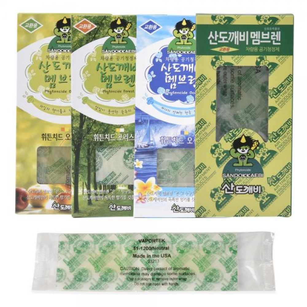 산도깨비 멤브렌 방향제 탈취제 실내 차량 청향제 교환리필용 비치형