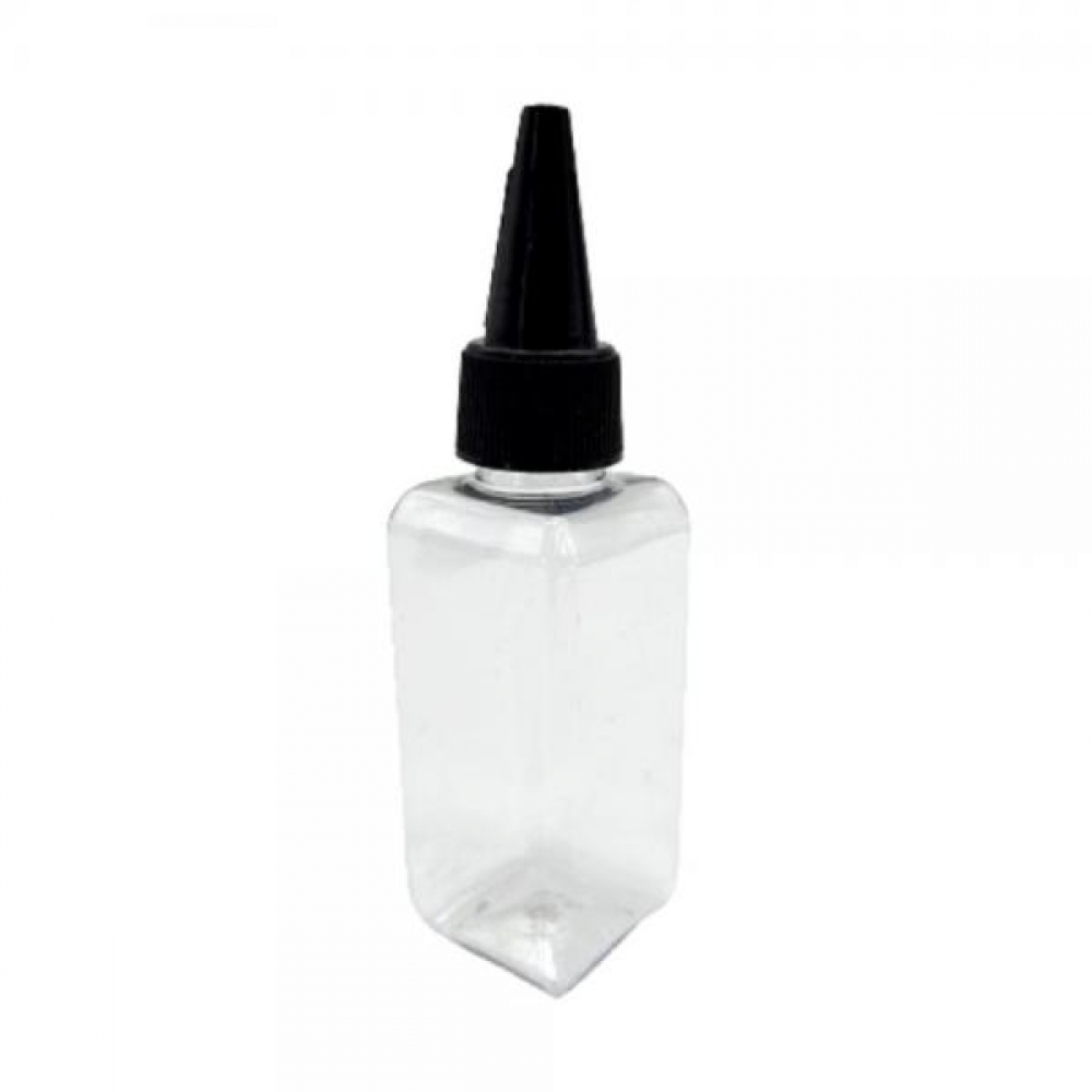 뾰족캡 소분공병 사각 50ml 블랙