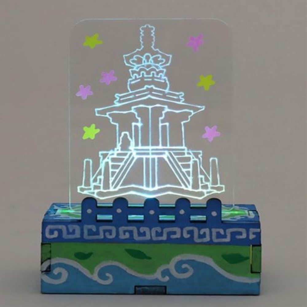 한국문화유산 LED 아크릴램프 다보탑(1인용)