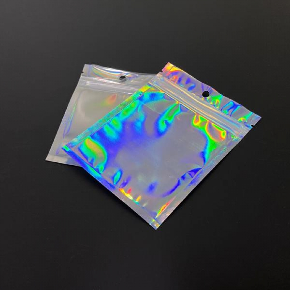 걸이형 홀로그램 지퍼백 (7cmX10cm)