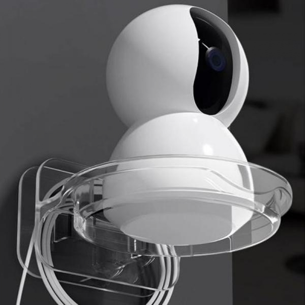 캠 CCTV 무타공 홈캠 거치대 선정리 투명거치대 홀더
