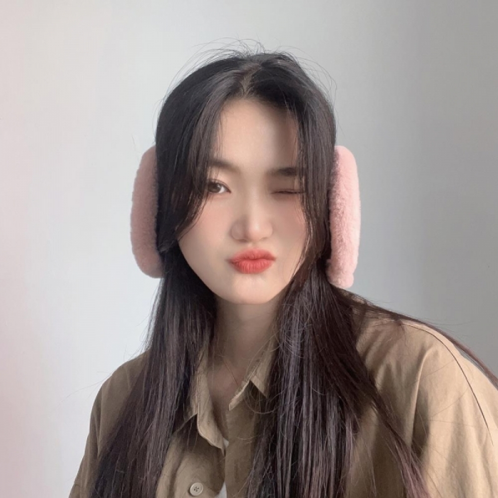 극세사 겨울방한 보온 귀마개-핑크 겨울용품 동계용품