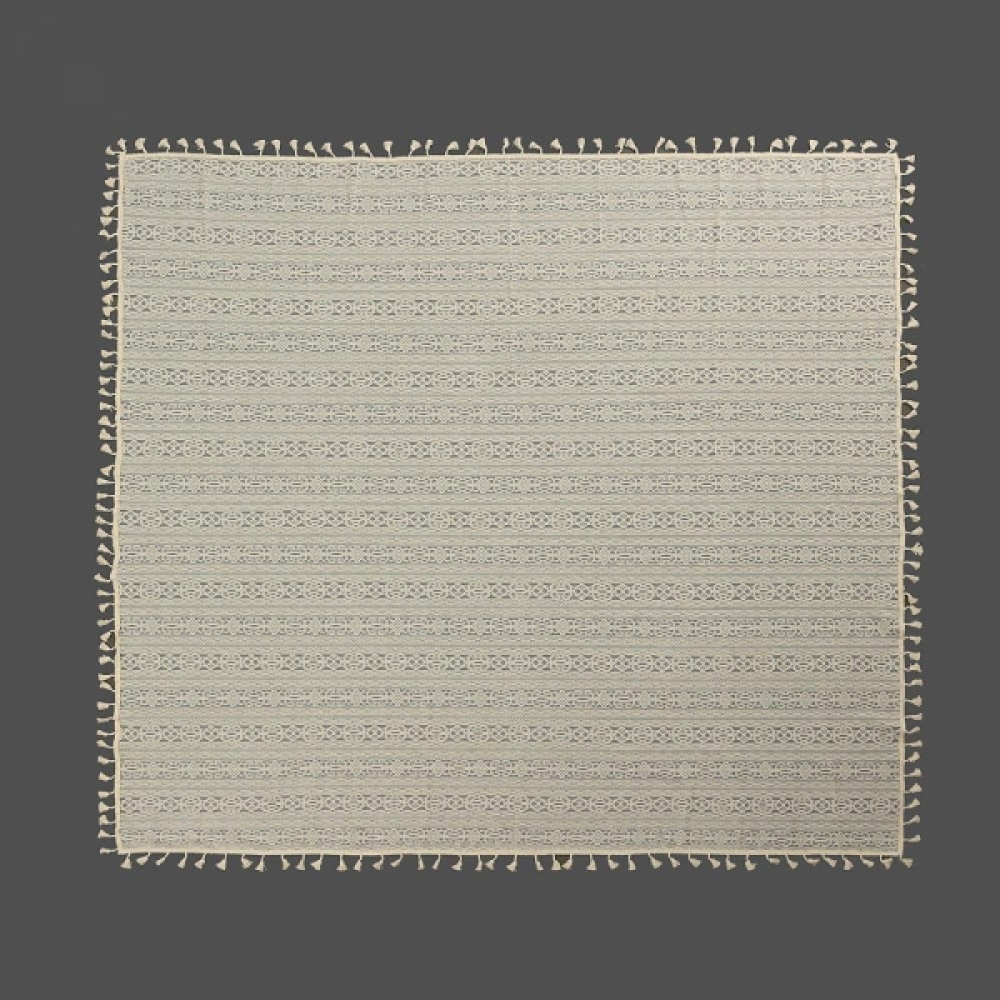 빈티지 태슬 인테리어 사각 식탁보 150x150cm