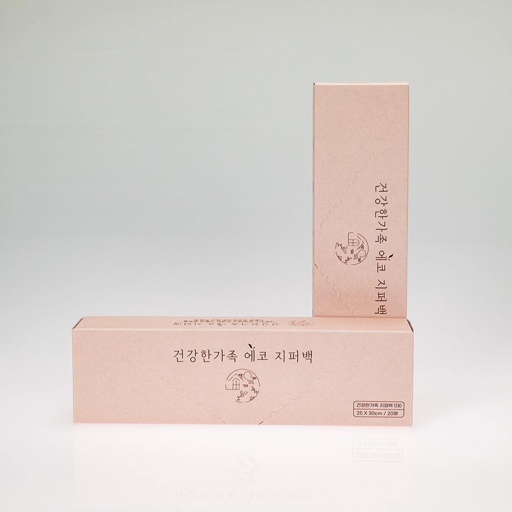 건강한가족 에코 지퍼백 25x30cm / 20매