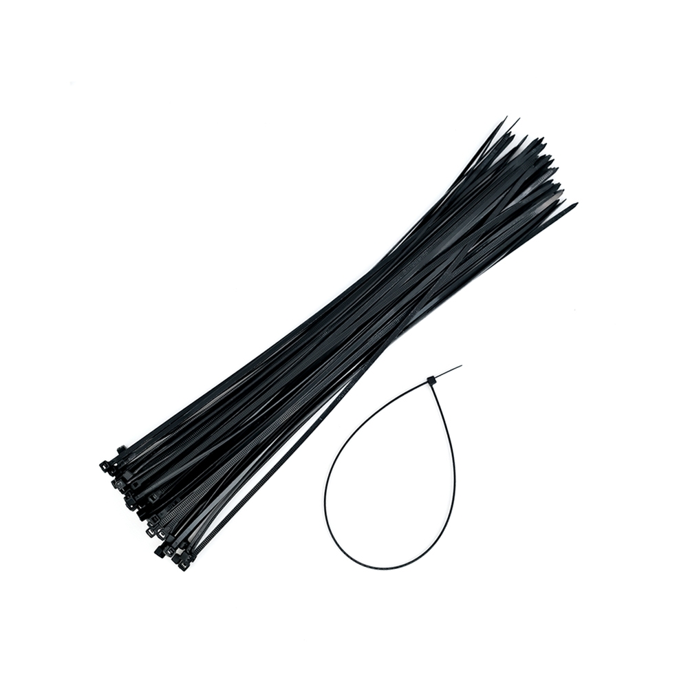 Kimspp 케이블타이 4x350mm 블랙 (벌크 50개) 케이블 타이밴드 전선 배선 정리