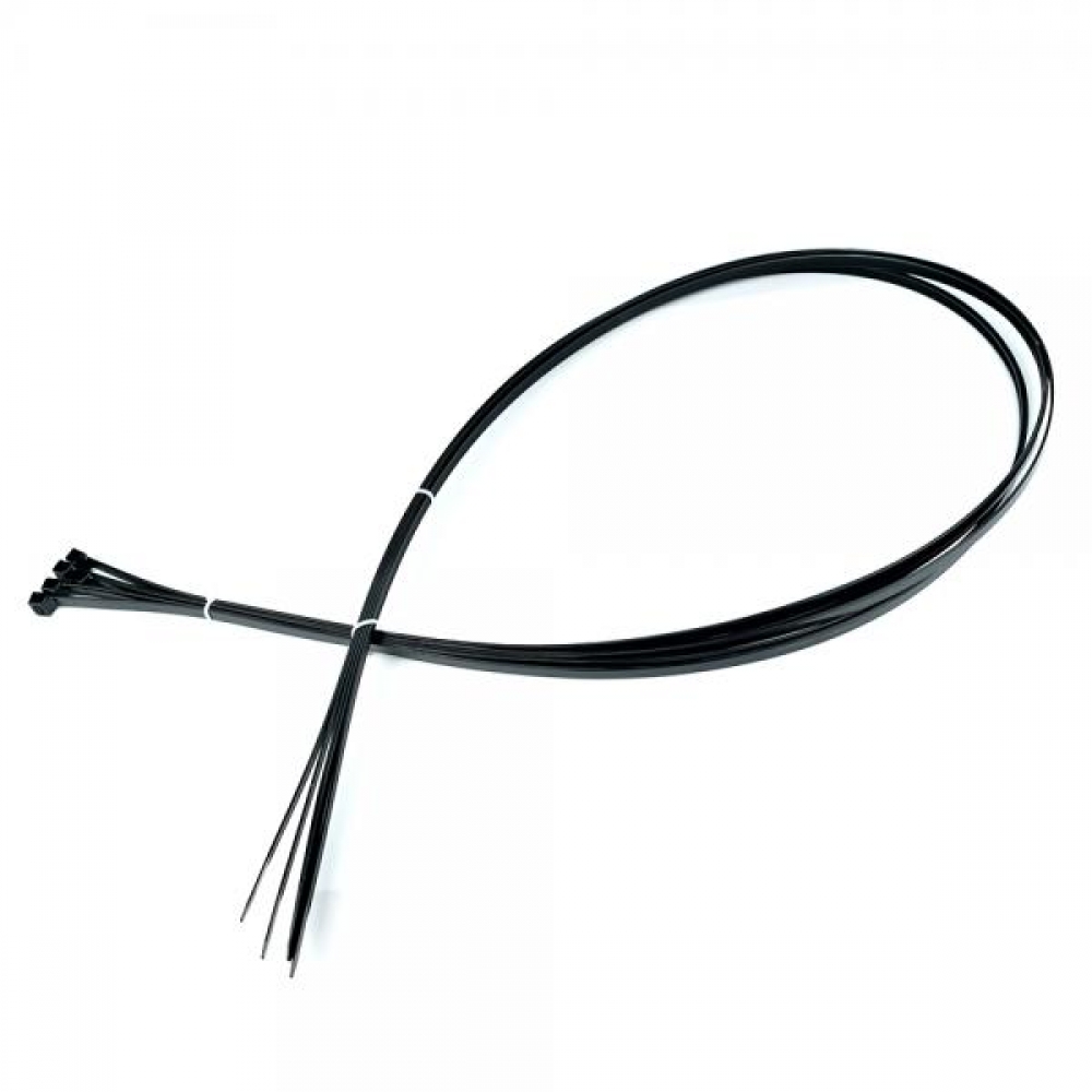 Kimspp 케이블타이 10x1500mm 블랙 (벌크 5개) 케이블밴드 타이밴드 전선 배선