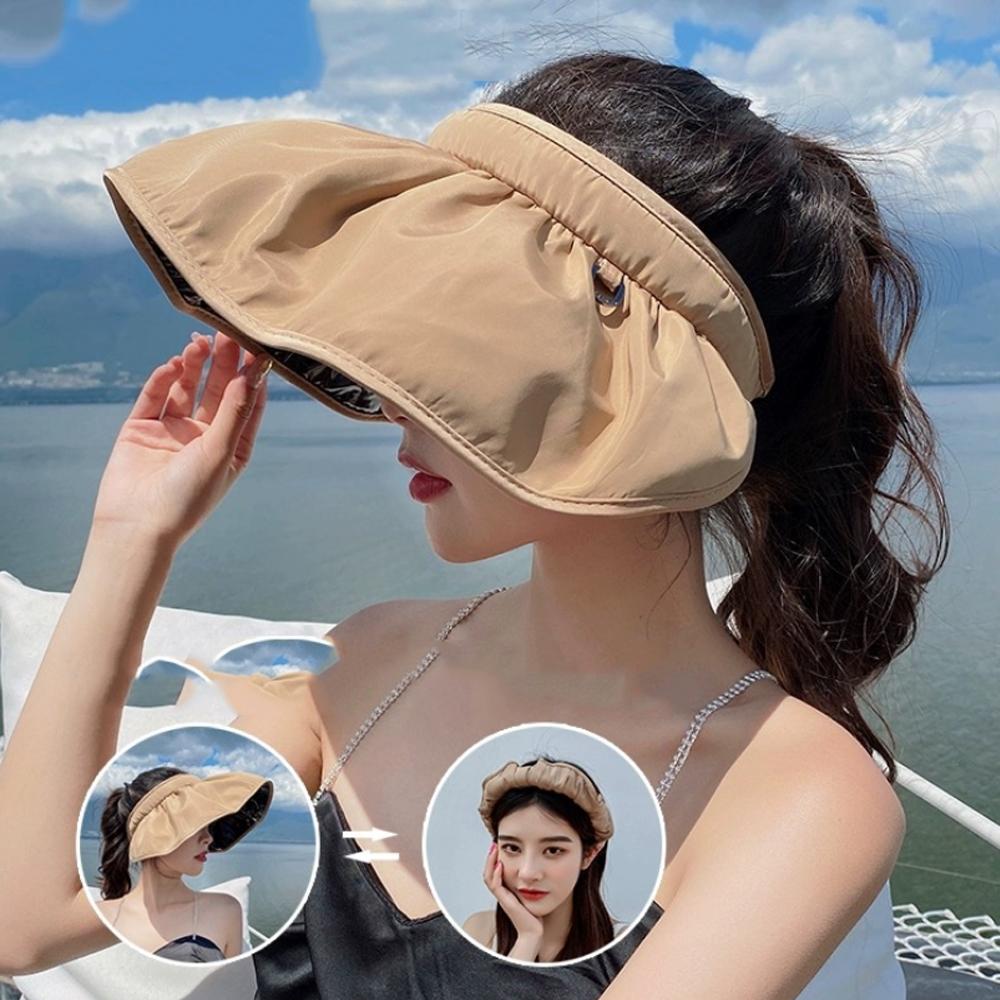 챙넓은 여성 와이드 썬캡 자외선 차단 햇빛차단 모자