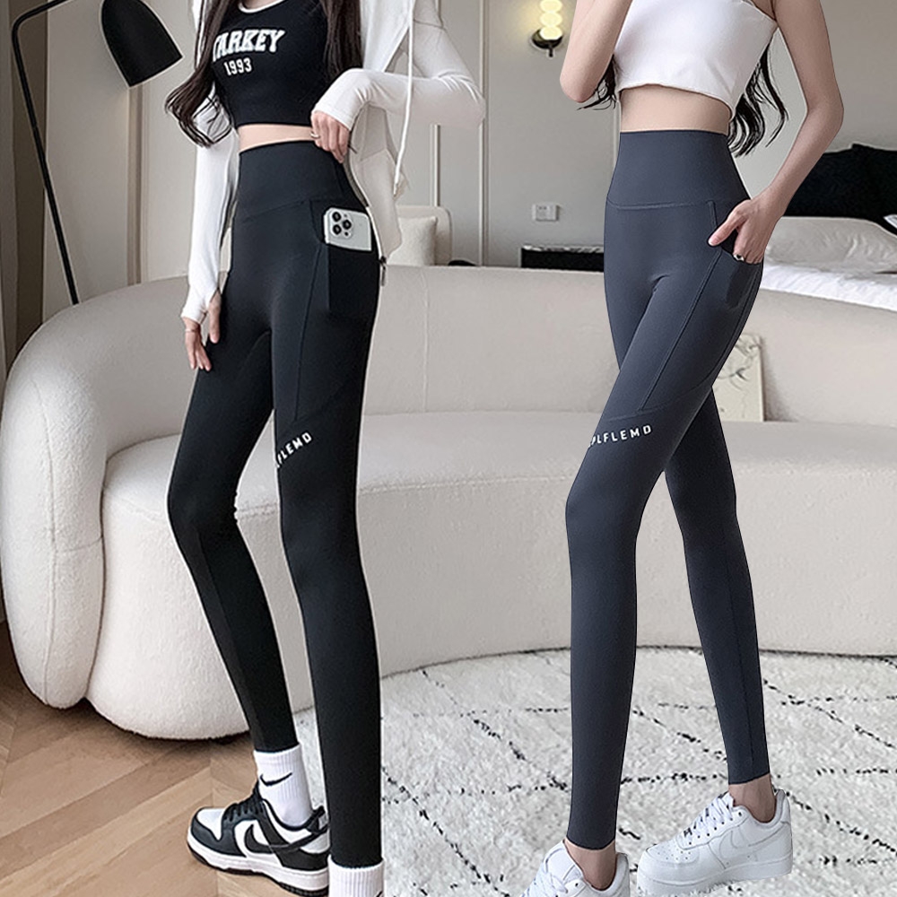 여성 요가 필라테스 헬스 포켓 하이웨스트 레깅스