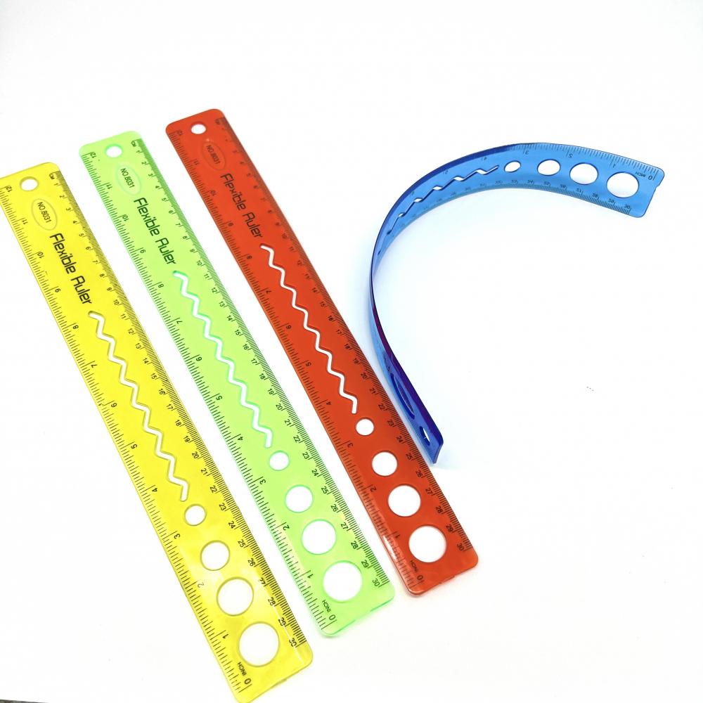 구부러지는 말랑한 자 30cm 1개