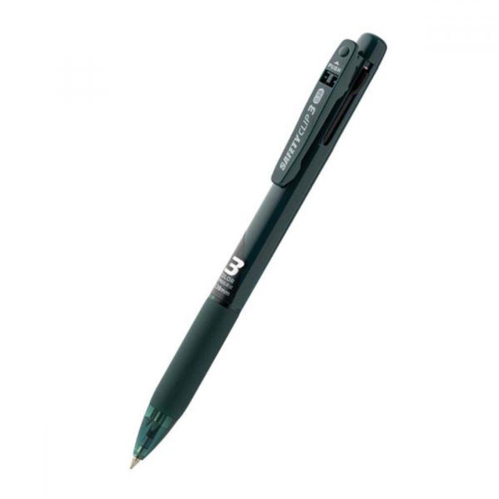 마이펜 세이프티클립 3색볼펜 0 38mm 미드나잇블루 5개