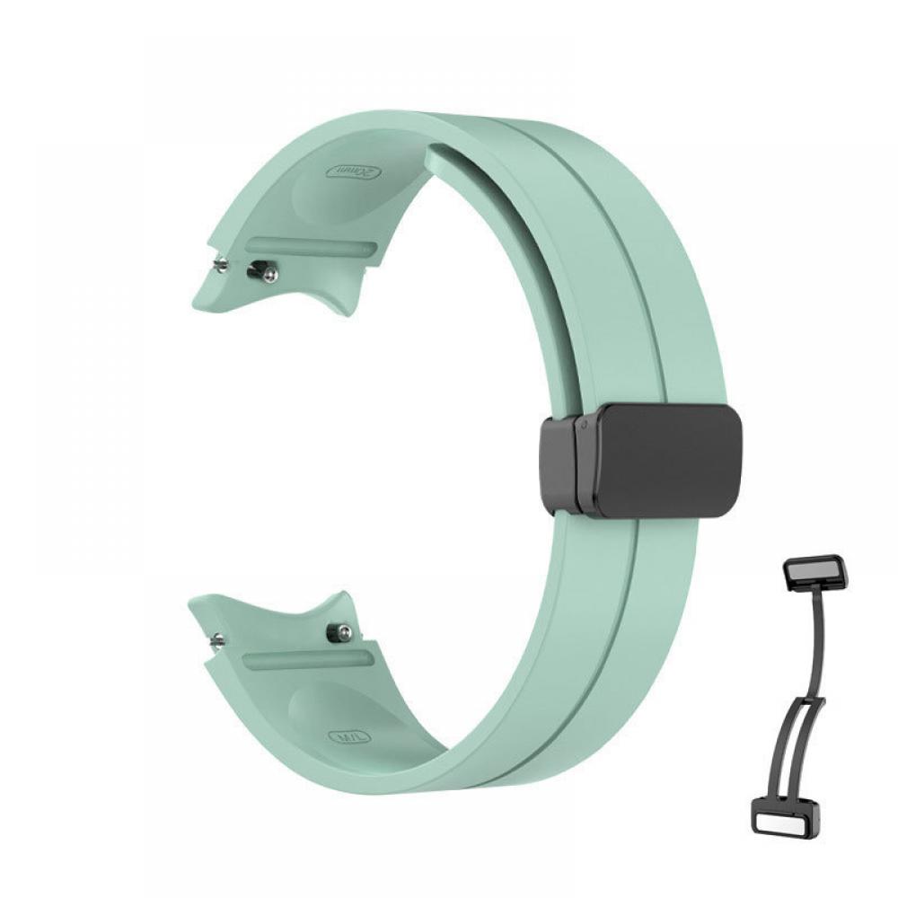 갤럭시워치4클래식 날개형 디버클 스트랩 마그네틱 실리콘밴드 42mm 46mm