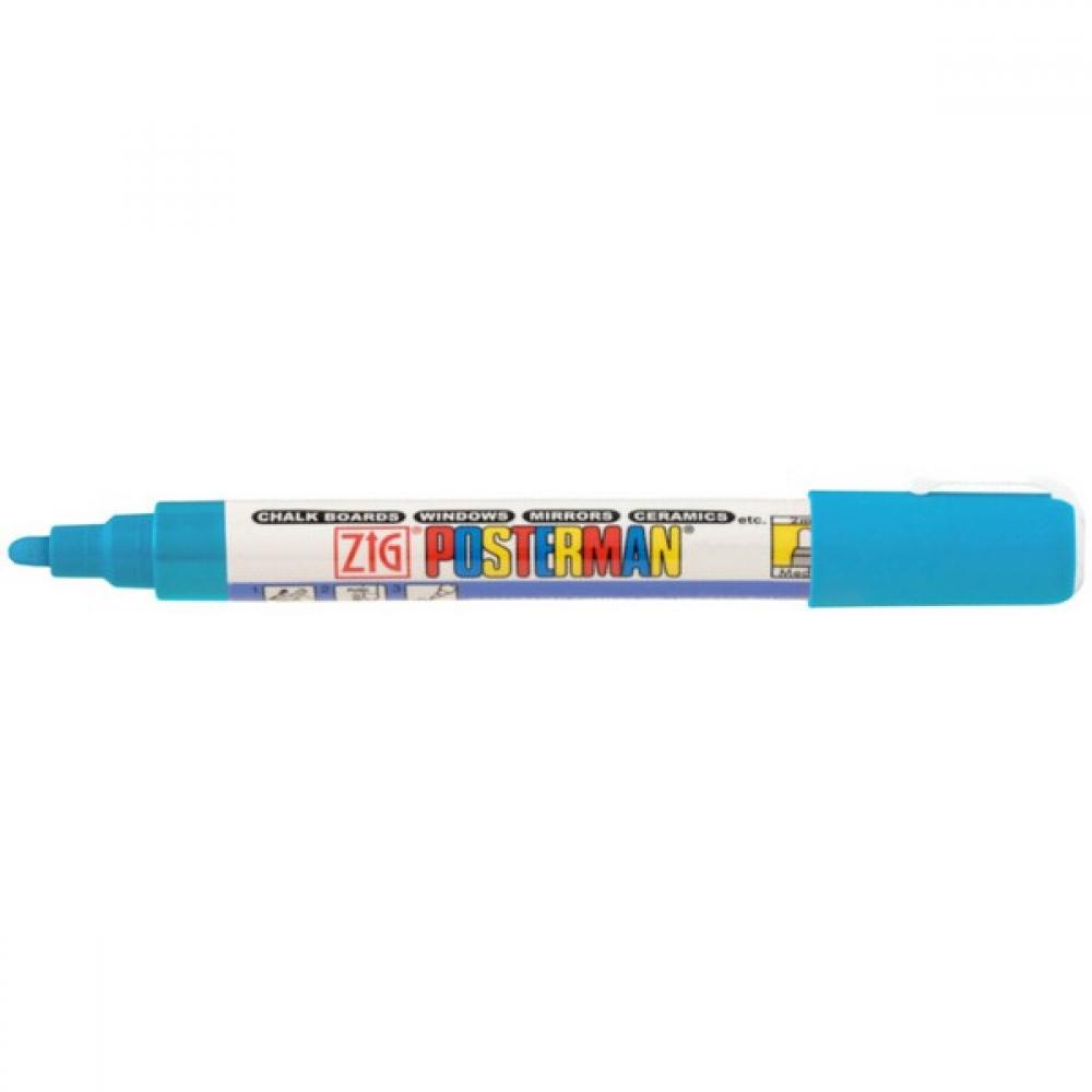 지그 포스터맨 수성 마카 2mm 라이트블루
