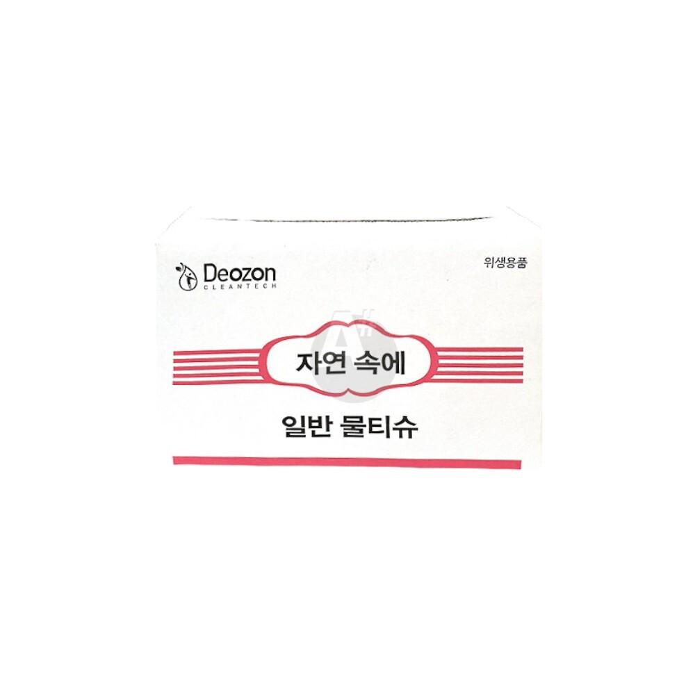 자연속에 업소용 위생 물티슈 일반 400매