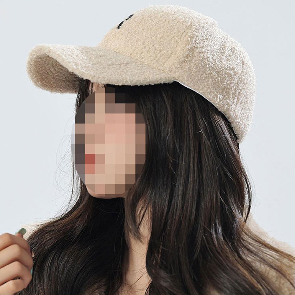 LW 겨울 방한 뽀글이 램스울 R 캡모자 볼캡 야구모자