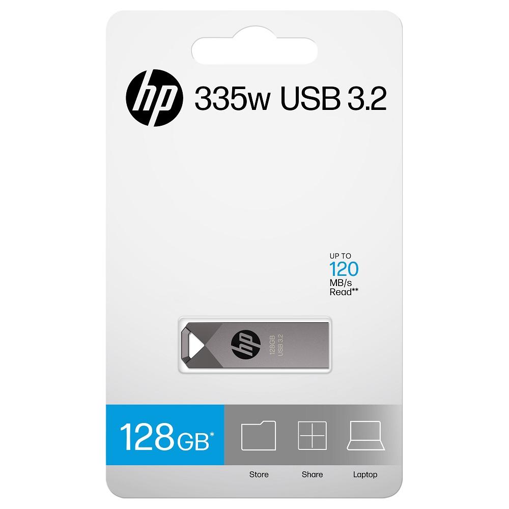 HP 335W USB 3.2 Flash Drives 휴대용 저장장치 USB 메모리 드라이브 128GB