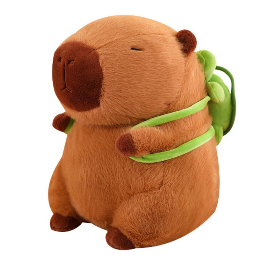 카피바라인형 25cm 애착인형 거북이가방 귀여운 쥐