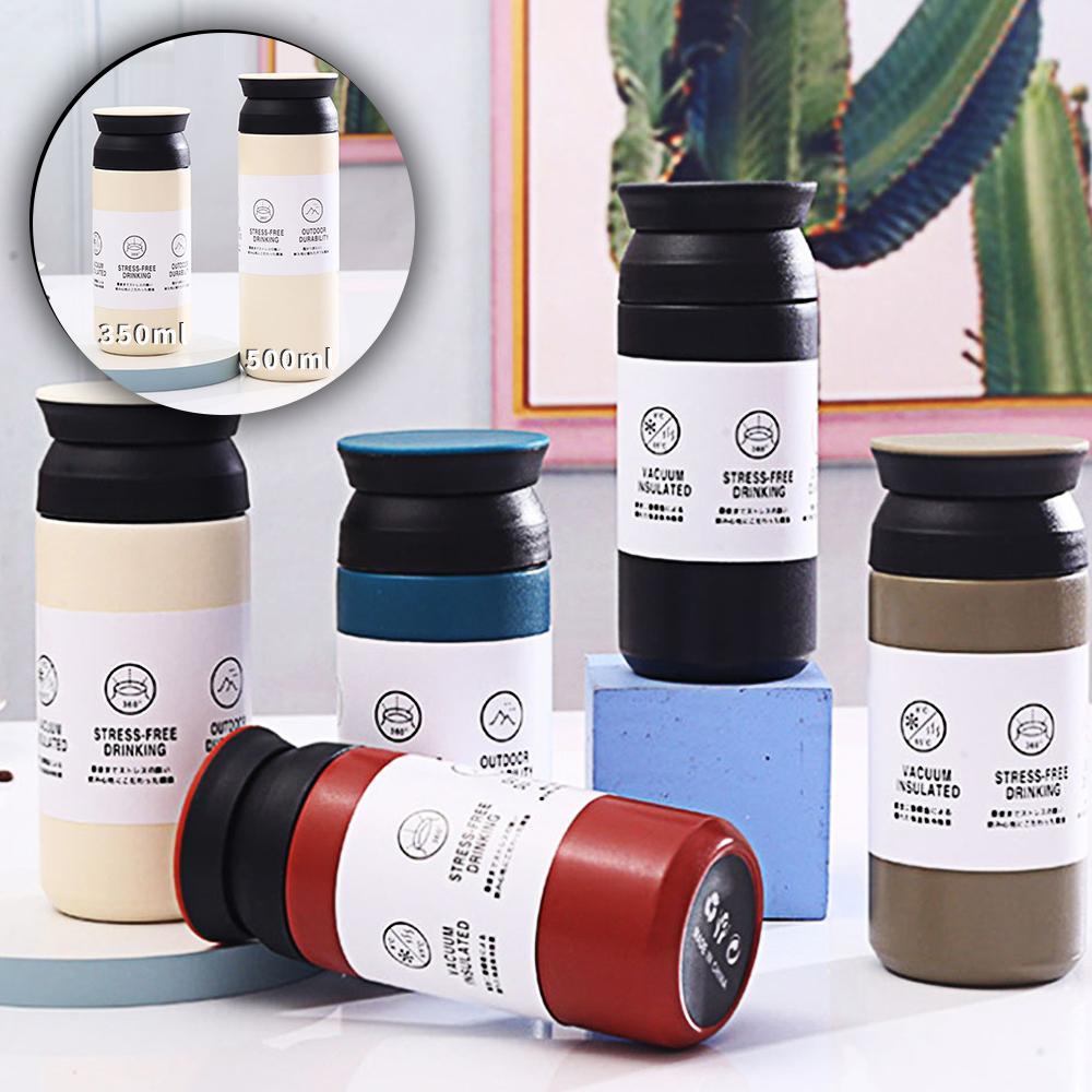 모던 디자인 완전 보온보냉 이중 실리콘 패킹 텀블러 350ml 500ml