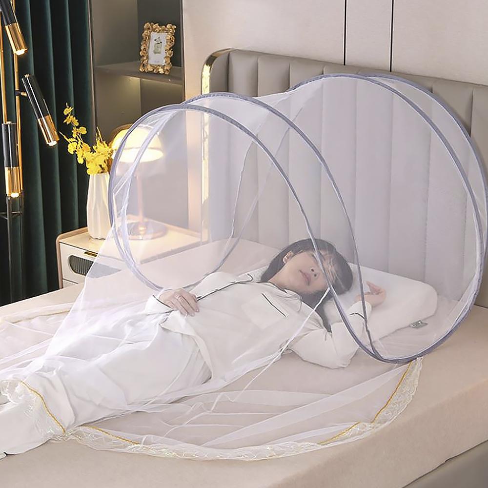 상반신 전용 침대모기장 원터치 미니모기텐트