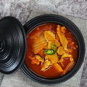 국내산 한돈 돼지고기 묵은지 김치찌개 340g 1인분 HACCP 인증 즉석국 간편식 냉동 밀키트