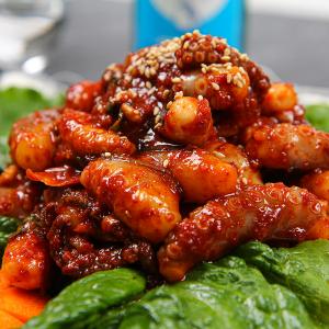 매콤한 양념 낙지볶음 밀키트 1인분 160g HACCP 인증 즉석 간편식 쫄깃한 식감 비법소스 사용