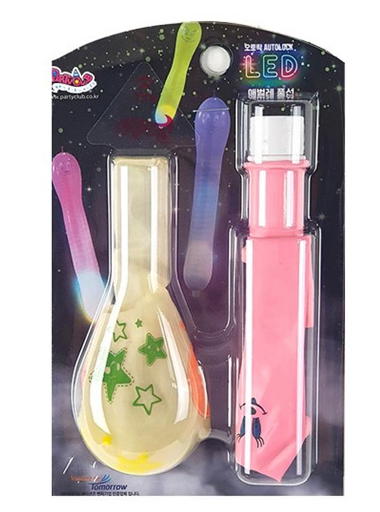 LED오토락 애벌레풍선