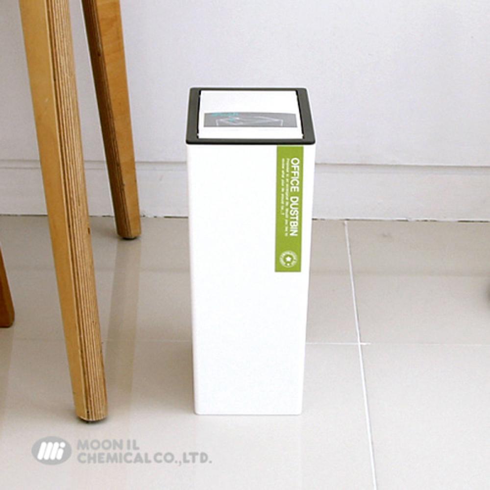 슈마켓 직사각원터치 휴지통 (6.5L)소