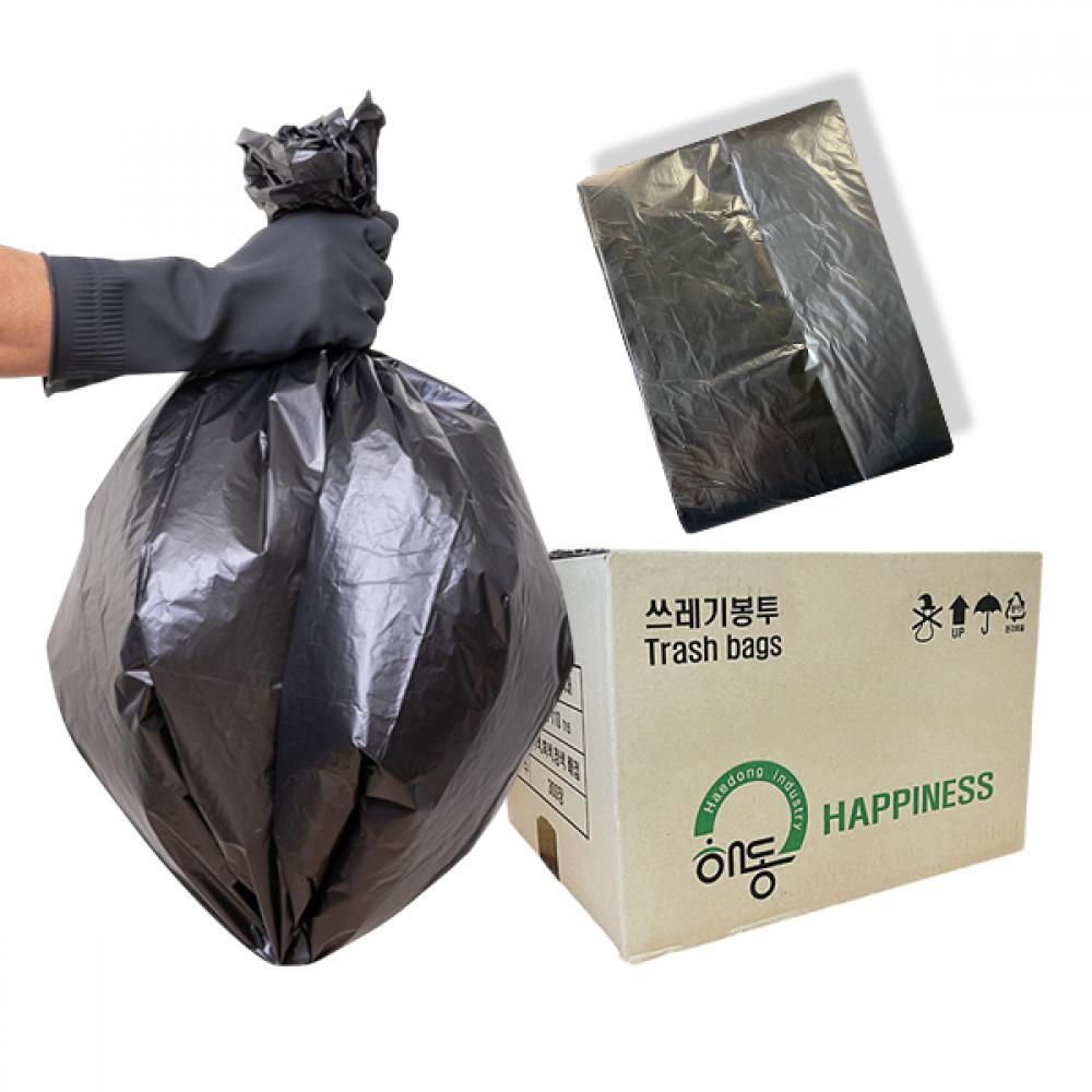 슈마켓 배접 쓰레기 봉투 흑색 중 1BOX 1000P