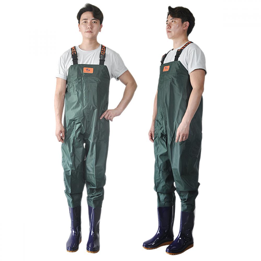슈마켓 고급형 옥스퍼드 가슴장화 280mm