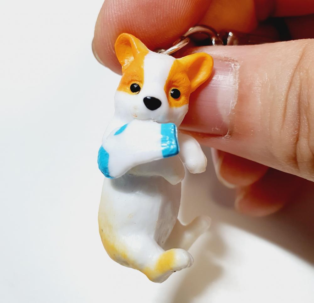 깜찍한 강아지 코기 고양이 키링 열쇠고리