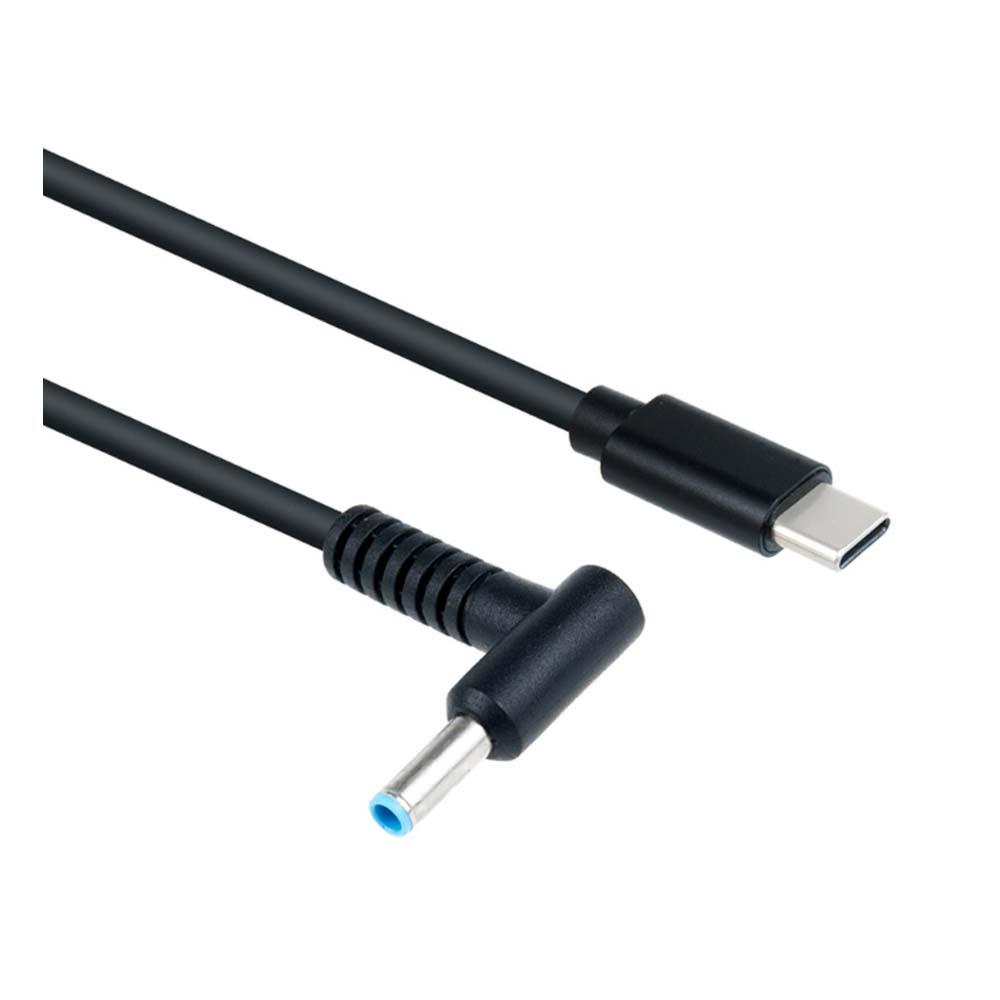 USB 3.1 TYPE C 전원 변환 케이블 1.5M 꺾임형 DC 4.5 1.7