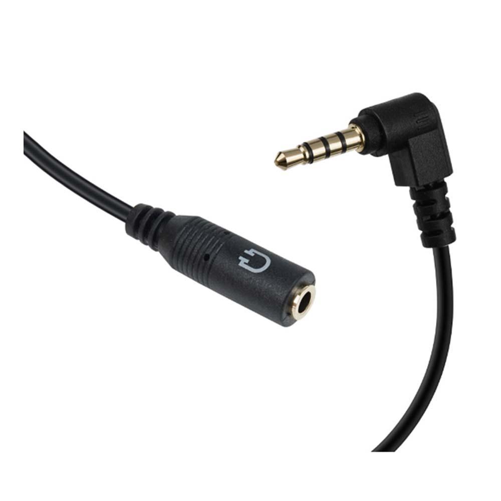 스테레오 4극 to 3극 이어폰 케이블 10cm 스마트폰 MP3 음악 청취