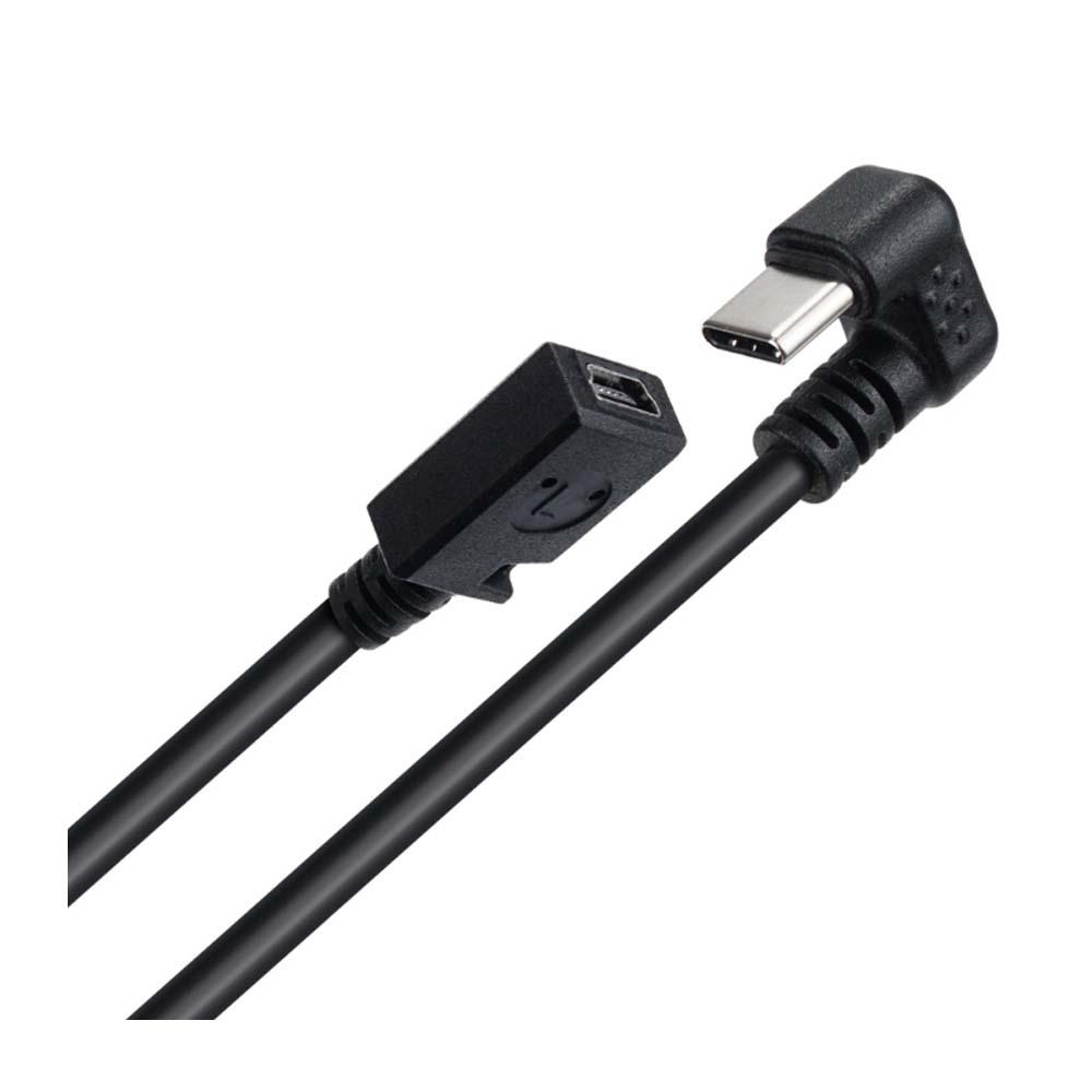 USB C타입 to 5핀 30cm 180도 꺾임 케이블형 스마트폰 충전